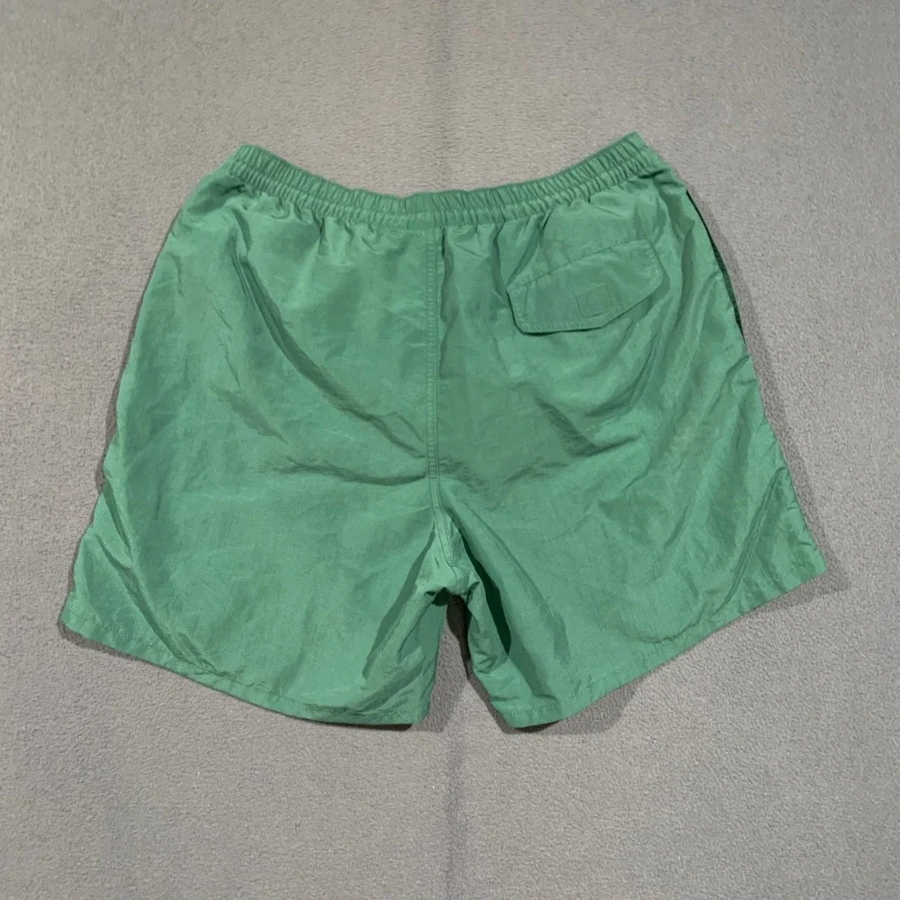 Woolrich Swim Trunks Mens Medium Grass Green Nylon Mesh Lined Vintage Shorts